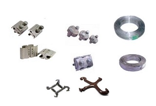  PG CONNECTOR BOLT TYPE, CABLE SPACER CERAMIC, CABLE SPACER PVC, BRACKET FOR AREIAL CABLE E TYPE, TIE WIRE ALUMINIUM, ARMOUR TAPE ALUMINIUM