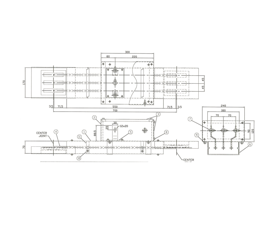 MINI BUSDUCT 600V.3W 200A 300A