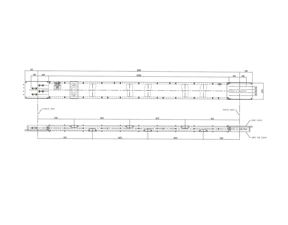 LINE BUSDUCT 600V.4W 250A 400A