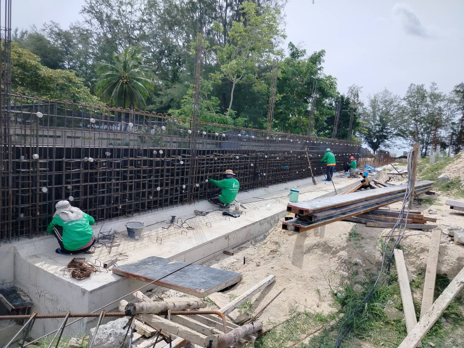 งานสถาปัตยกรรมภูมิทัศน์ (Hardscape Work)@ประจวบคีรีขันธ์