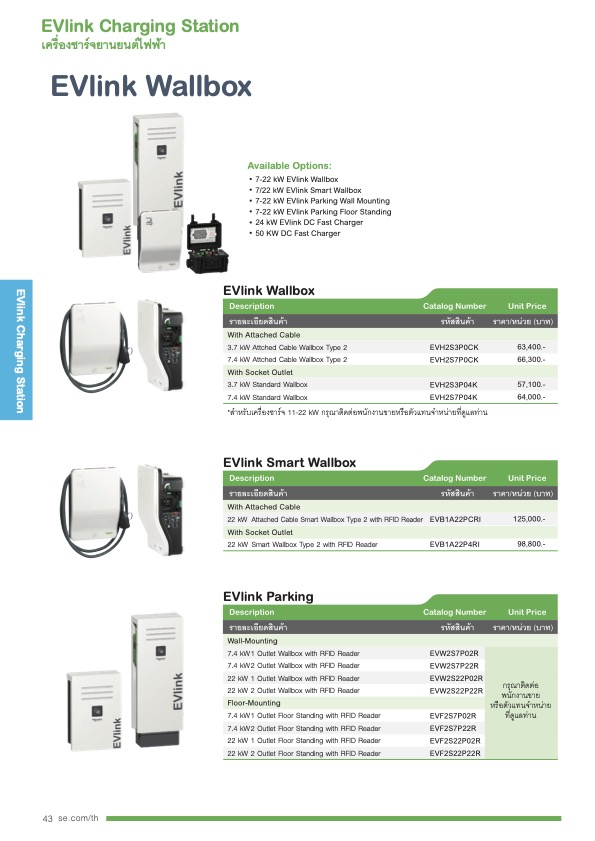 EVlink Charging Station electrical EquipmentSchneider innoacegroup